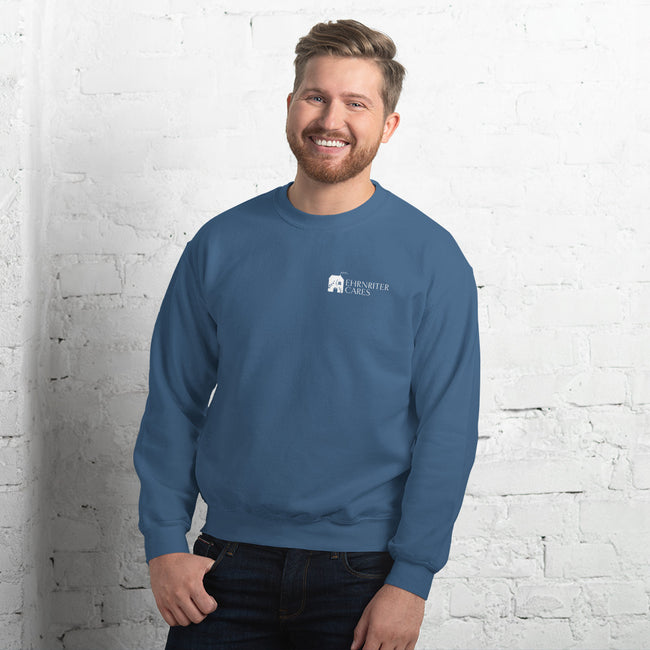 Blue Ehrnriter Cares Unisex Sweatshirt