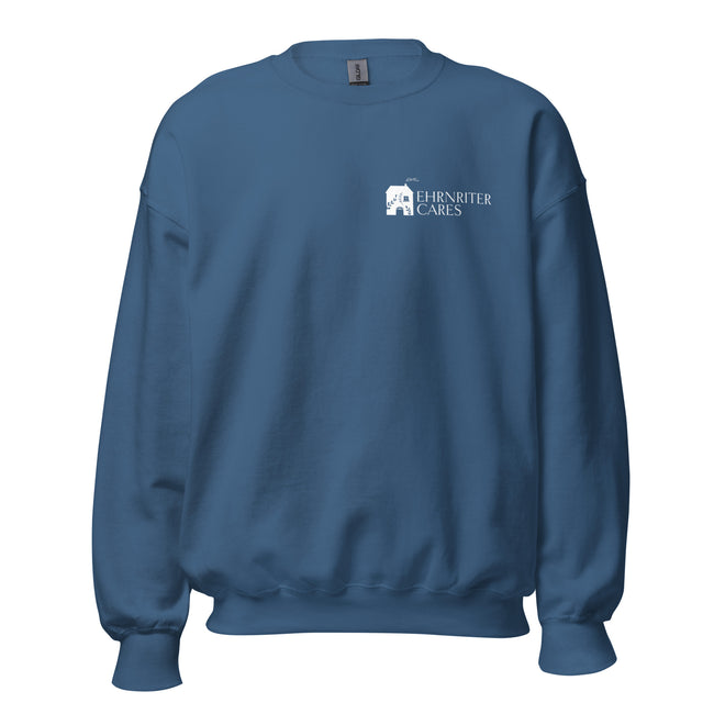 Blue Ehrnriter Cares Unisex Sweatshirt