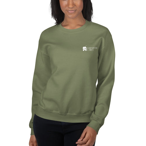 Green Ehrnriter Cares Logo Unisex Sweatshirt*