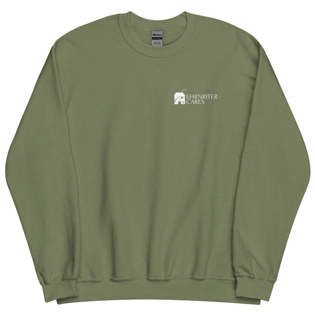 Green Ehrnriter Cares Unisex Sweatshirt