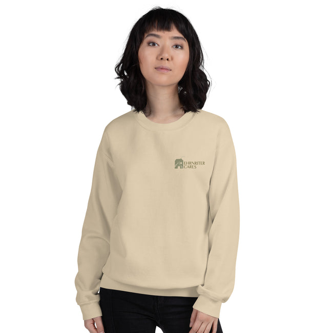 Tan Ehrnriter Cares Unisex Sweatshirt