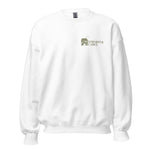 White Ehrnriter Cares Logo Unisex Sweatshirt